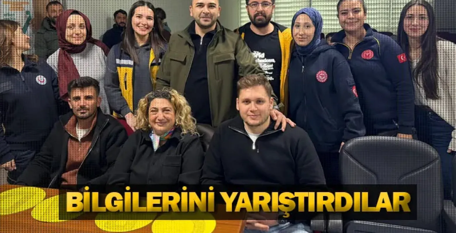 Bilgilerini yarıştırdılar