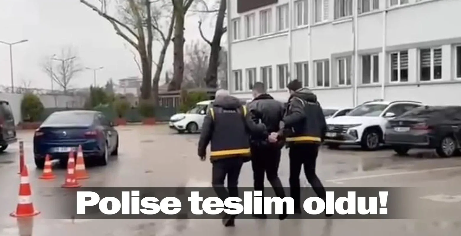 Polise teslim oldu!