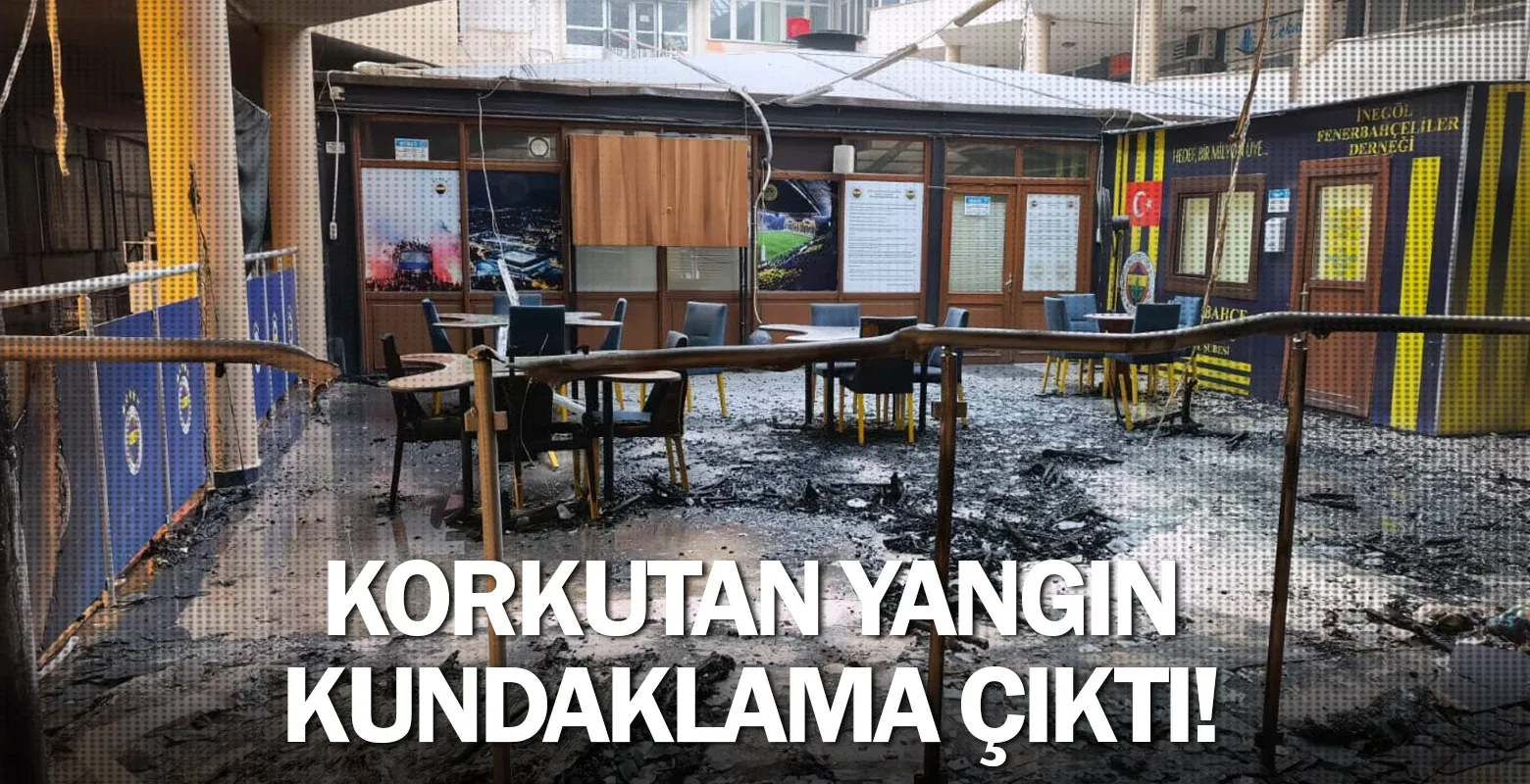 Korkutan yangın kundaklama çıktı!