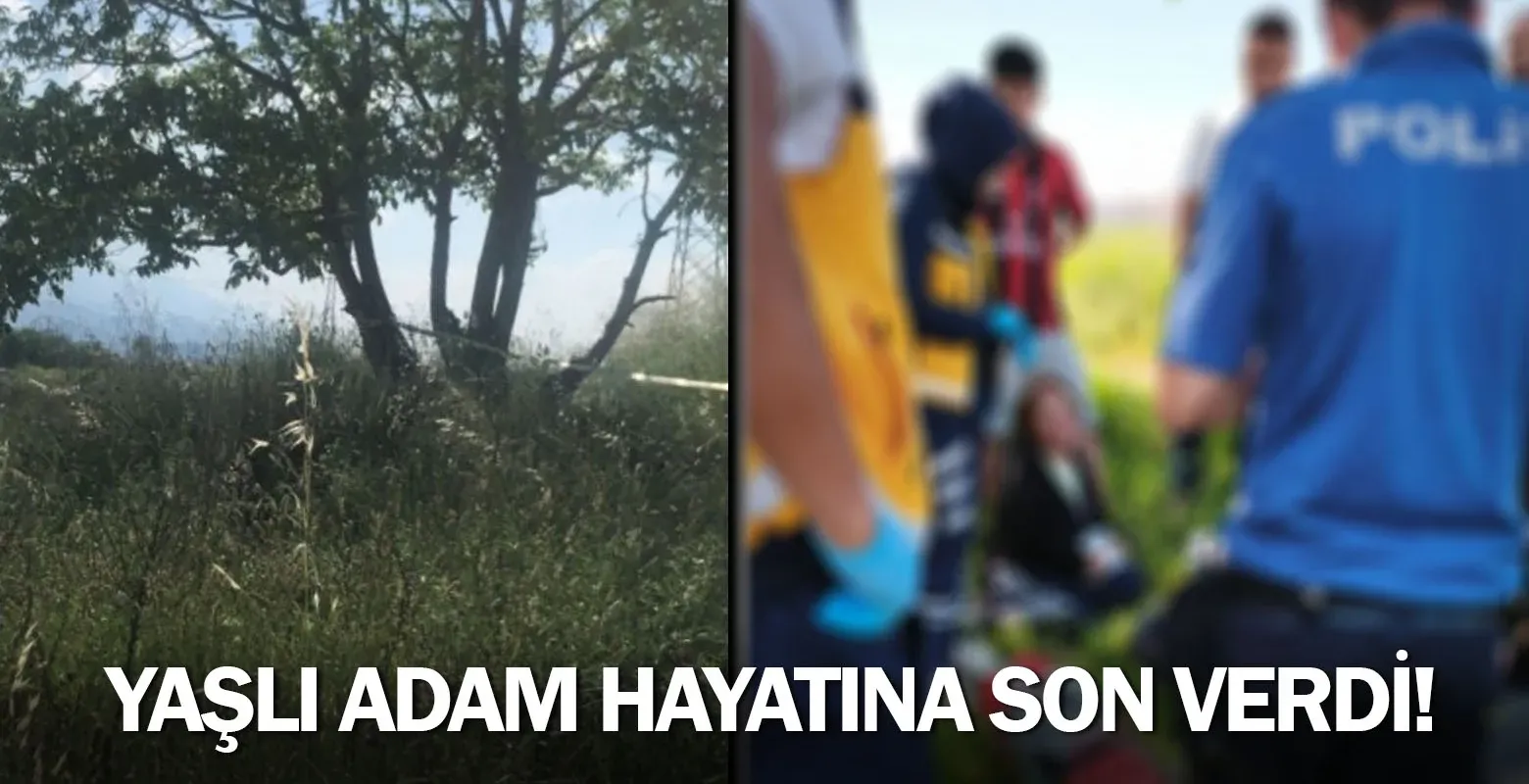 Yaşlı adam hayatına son verdi!