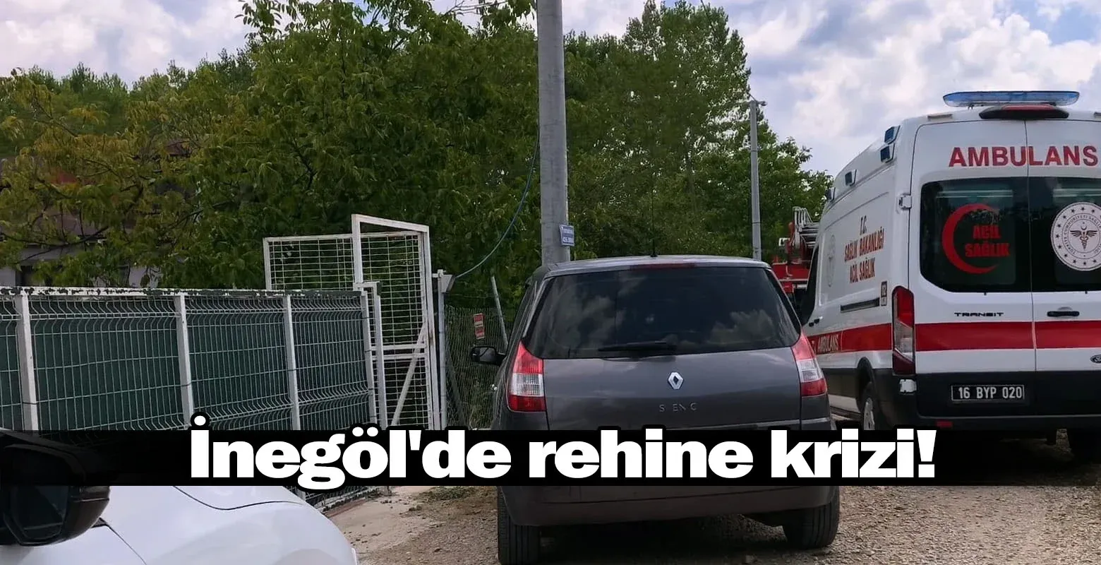 İnegöl'de rehine krizi!