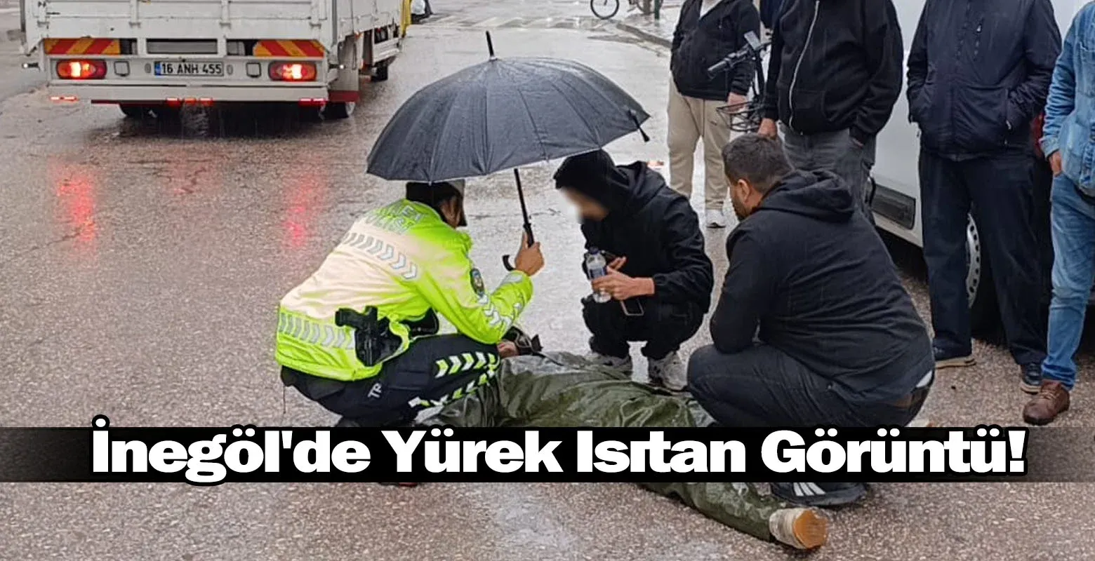 İnegöl'de Yürek Isıtan Görüntü!