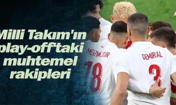A Milli Takım'ın play-off'taki muhtemel rakipleri