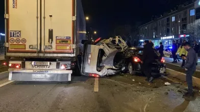 İnegöl'de zincirleme kaza