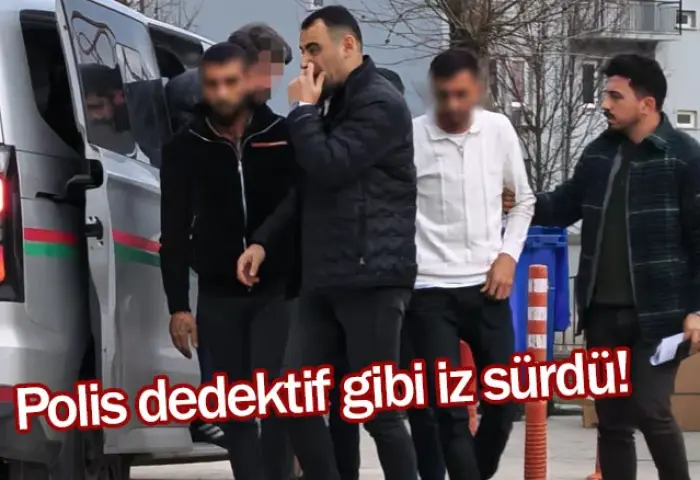 Polis dedektif gibi iz sürdü!