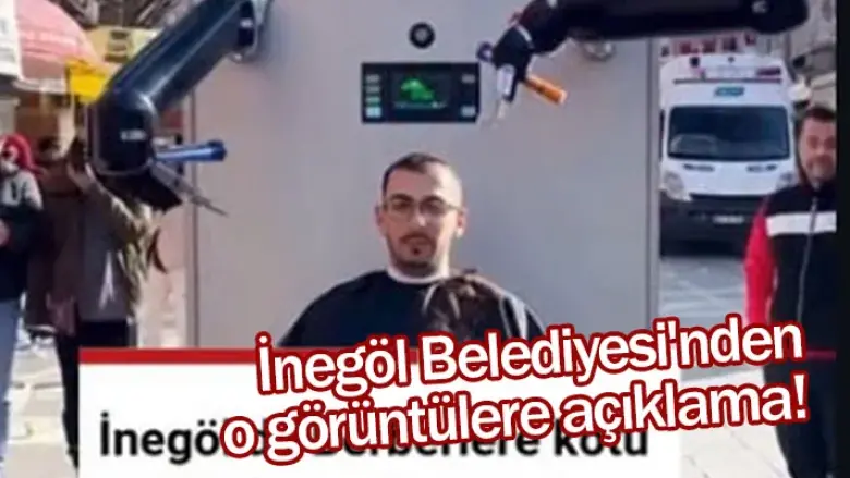 İnegöl Belediyesi'nden o görüntülere açıklama!