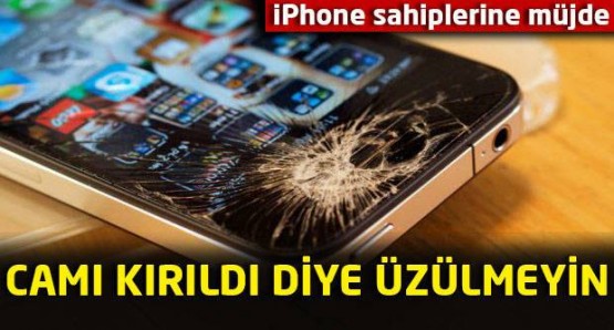 iPhone camı kırıldı diye üzülmeyin