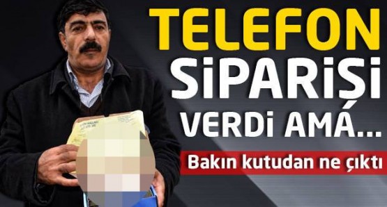 PAKETTEN TELEFON YERİNE ARAÇ LASTİK KİTİ ÇIKINCA ŞOKE OLDU