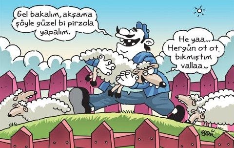 En güzel Kurban karikatürleri