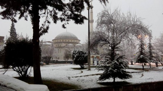 Bugün inegöl'de çekilen en güzel kar fotoğrafları...