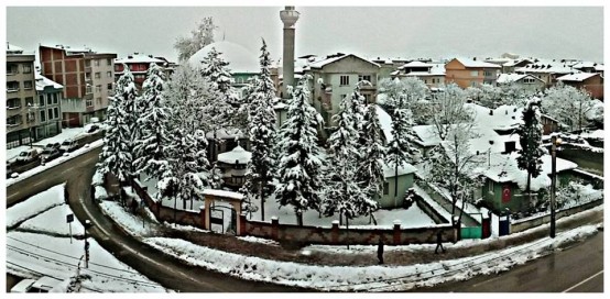 İnegöl'de çekilen en güzel kar fotoğrafları....