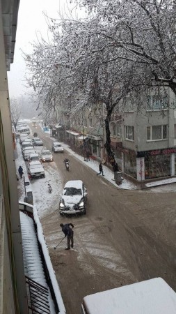 Bugün inegöl'de çekilen en güzel kar fotoğrafları...