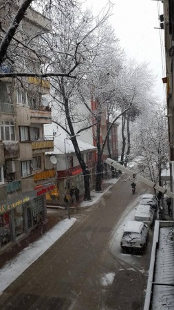 Bugün inegöl'de çekilen en güzel kar fotoğrafları...