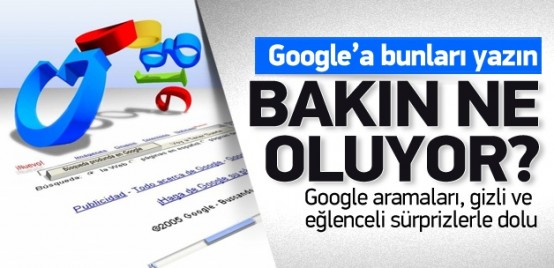 Google'a Bunu Yazın Bakın Ne Oluyor?