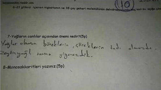 Bu cevaplar çok güldürüyor.....!