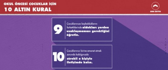 Çocukların kaybolmasını engelleyecek 10 altın kural