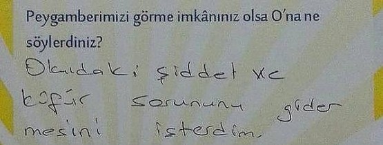 Çocuklara soruldu! Peygamberimizi görme imkanınız olsa ne söylerdiniz?