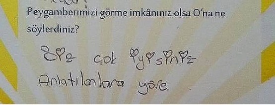 Çocuklara soruldu! Peygamberimizi görme imkanınız olsa ne söylerdiniz?