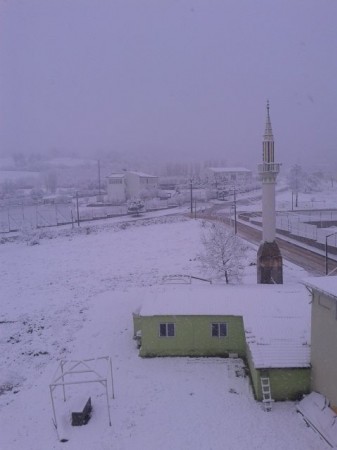 Bugün inegöl'de çekilen en güzel kar fotoğrafları...