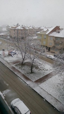 Bugün inegöl'de çekilen en güzel kar fotoğrafları...