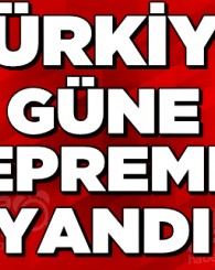 Karadeniz'de deprem!