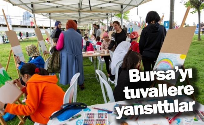 Bursa’yı tuvallere yansıttılar