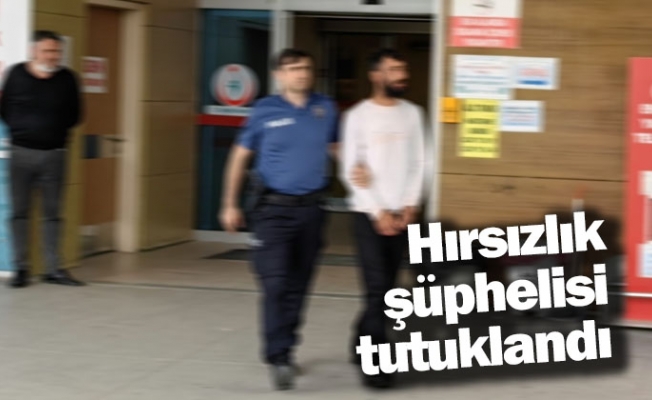 Hırsızlık şüphelisi tutuklandı