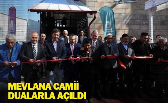 Mevlana Camii Dualarla Açıldı