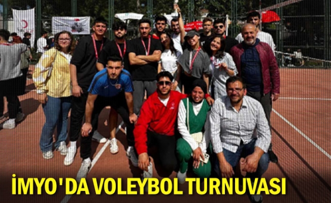 İMYO'da voleybol turnuvası