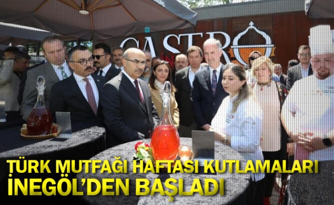 Türk Mutfağı Haftası Kutlamaları İnegöl’den Başladı