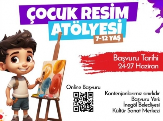 Çocuk Resim Atölyesi Kayıtları Başladı