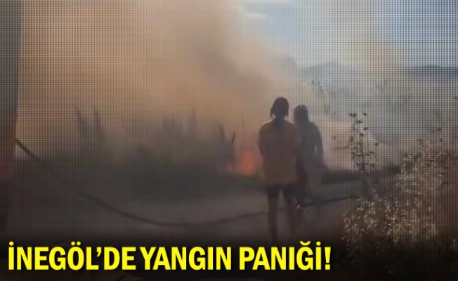 İnegöl'de yangın paniği!