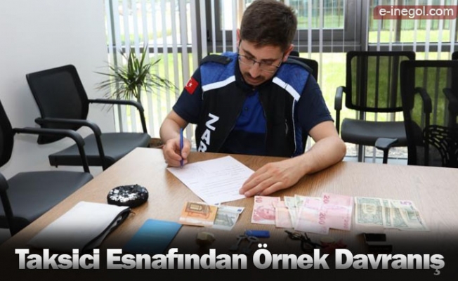 Taksici Esnafından Örnek Davranış