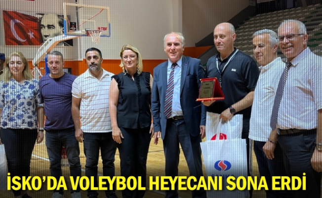 İsko'da Voleybol Heyecanı Sona Erdi