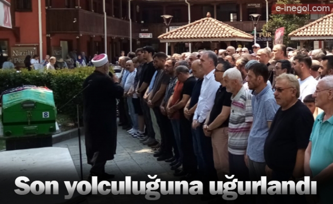 Son yolculuğuna uğurlandı