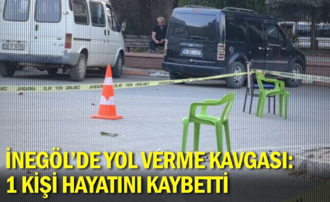 İnegöl'de yol verme kavgası: 1 kişi hayatını kaybetti