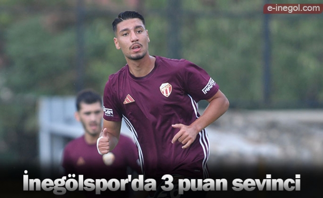 İnegölspor'da 3 puan sevinci