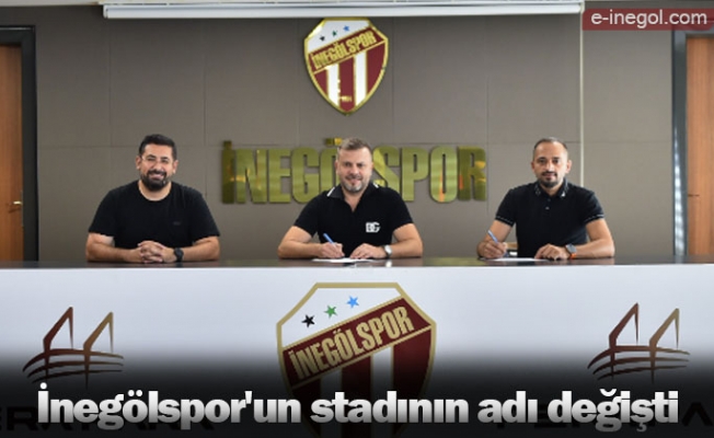 İnegölspor'un stadının adı değişti