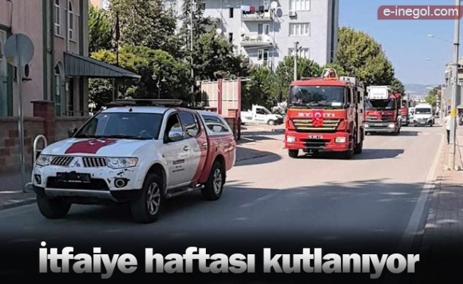 İtfaiye haftası kutlanıyor 