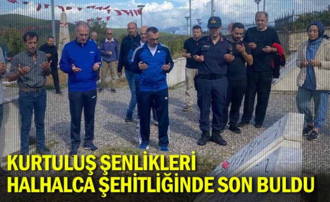 Kurtuluş Şenlikleri Halhalca Şehitliğinde Son Buldu