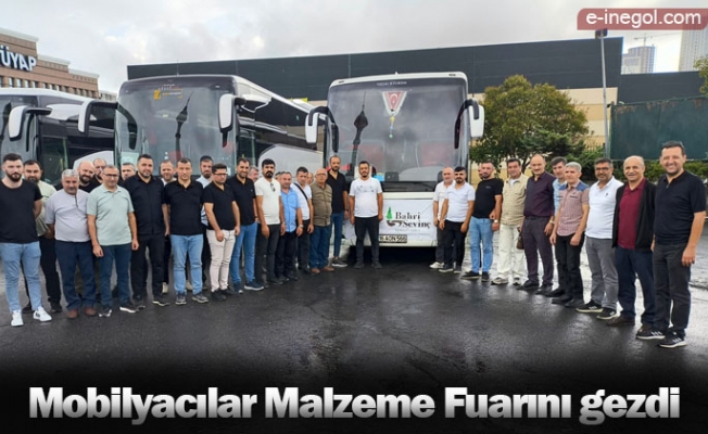 Mobilyacılar Malzeme Fuarını gezdi