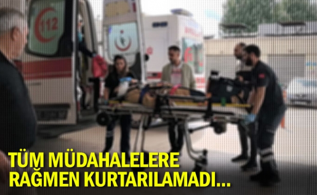 Tüm müdahalelere rağmen kurtarılamadı...