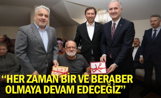 ''Her zaman bir ve beraber olmaya devam edeceğiz''