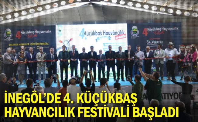 İnegöl'de 4. Küçükbaş Hayvancılık Festivali Başladı