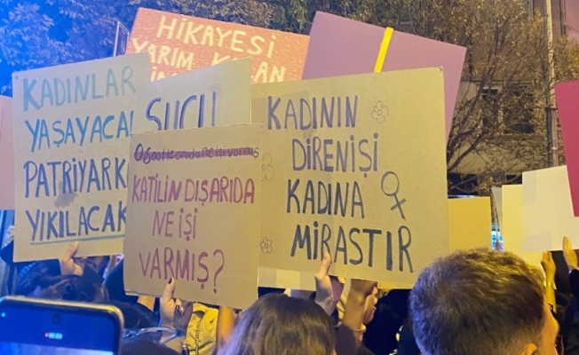 İnegöl'de kadın ve çocuk cinayetlerine karşı yürüyüş