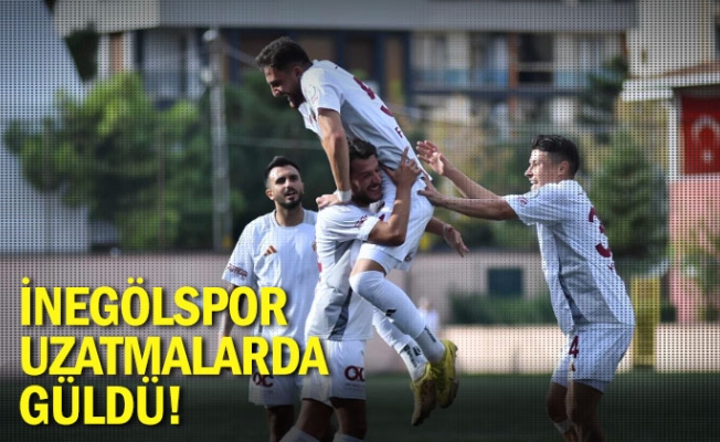 İnegölspor, uzatmalarda güldü!