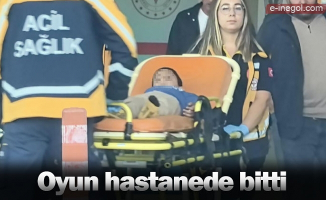 Oyun hastanede bitti