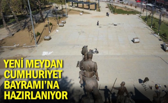 Yeni Meydan Cumhuriyet Bayramı'na hazırlanıyor