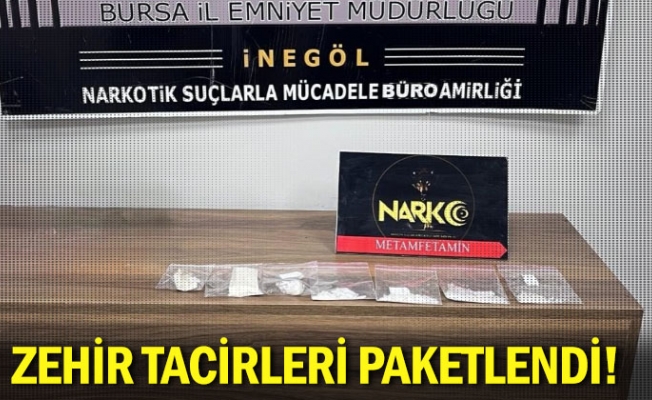 Zehir tacirleri paketlendi!