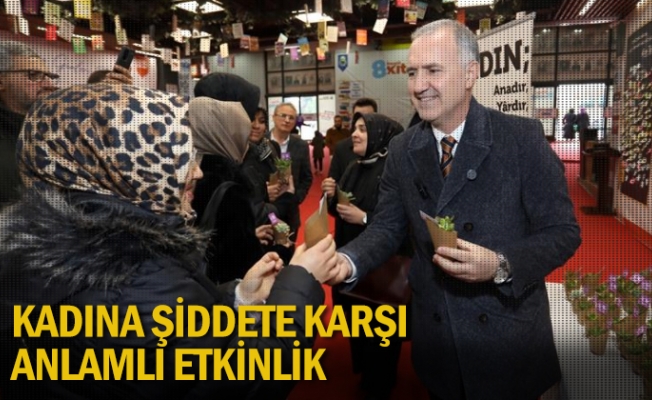 Kadına şiddete karşı anlamlı etkinlik